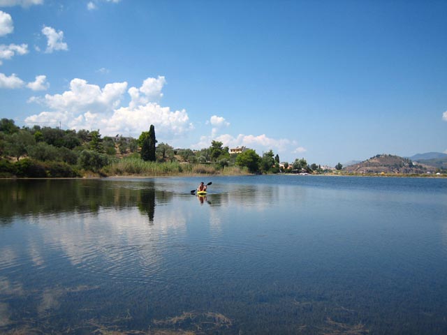 Aliki s sandy beach