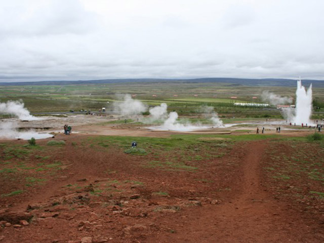 Geyser area