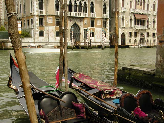 Gondolas in Venice