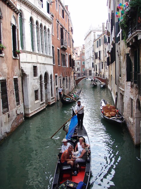 Venice gondolas