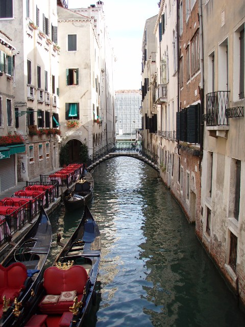 Venice gondolas