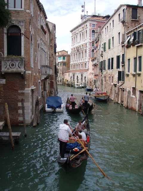 Venice gondolas