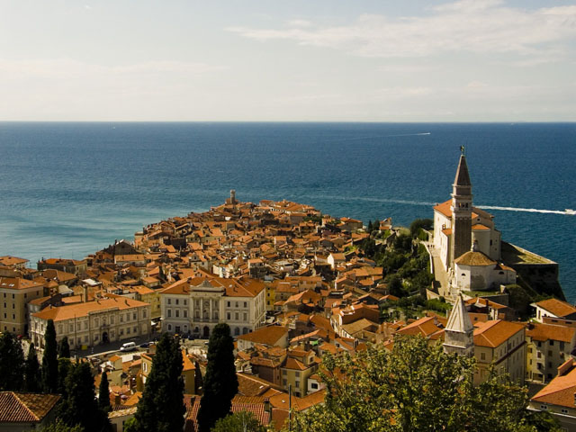 Piran city core