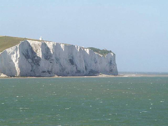 Falaises de craie blanches