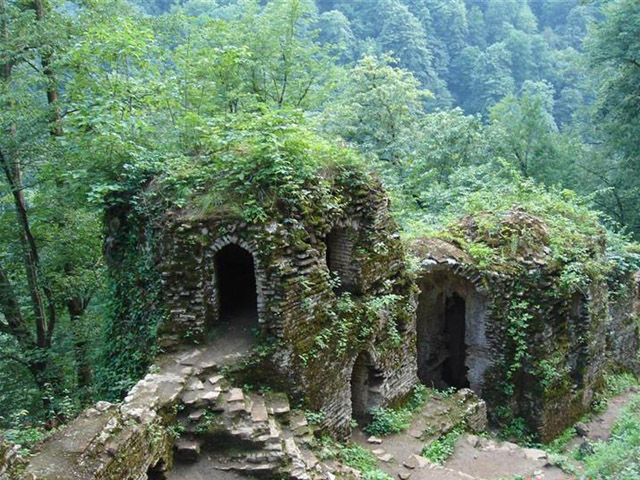 Rudkhan Castle walls