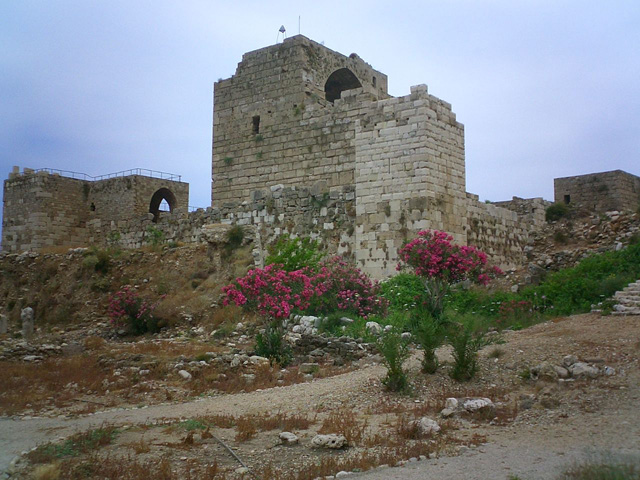 Crusader castle remains