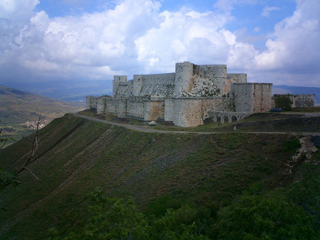 Crusader castle in Syria