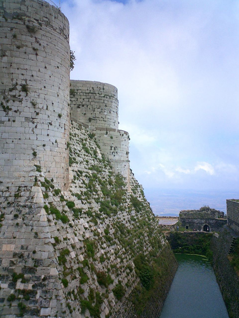 Douves du Krak des Chevaliers