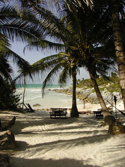 Beach in Tulum