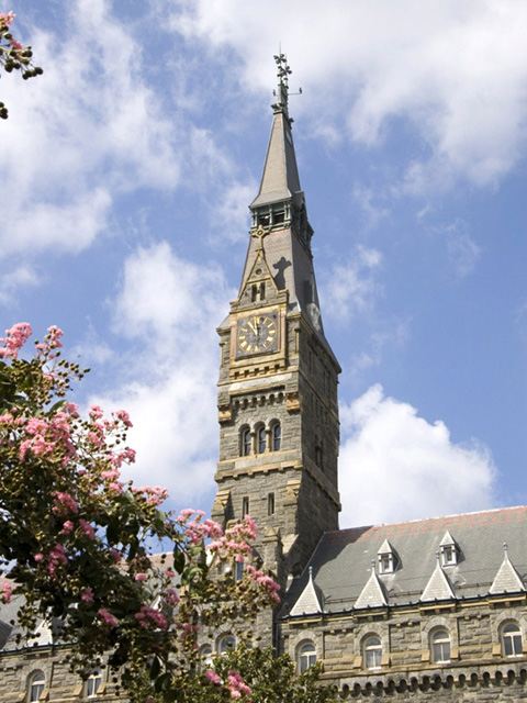 University clock tower