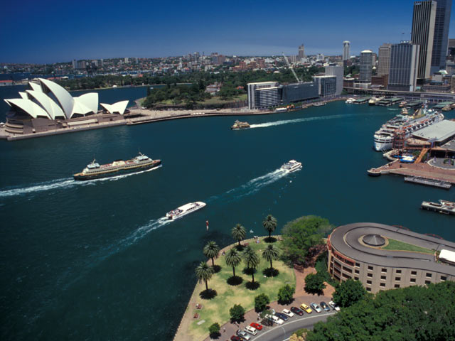 Sydney Opera and harbor