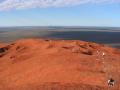 En haut d'Uluru