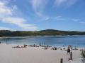 Plage au lac McKenzie, île Fraser