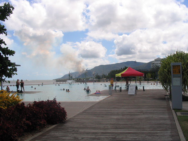 Public swimming lagoon