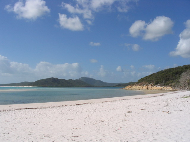 White sand beach