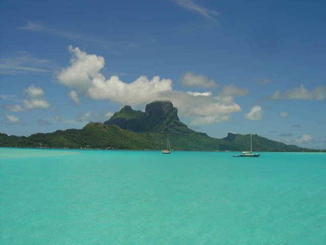 BoraBora Island and Lagoon