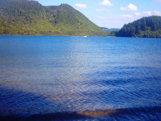 Blue lake