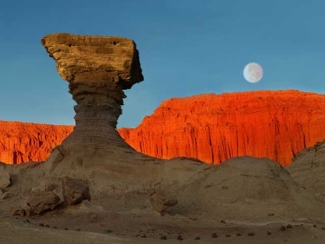 Atardecer en Ischigualasto