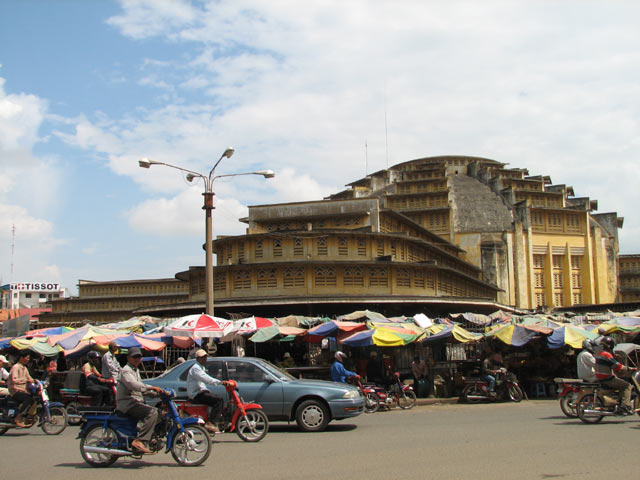 Marché central de Phnom Penh