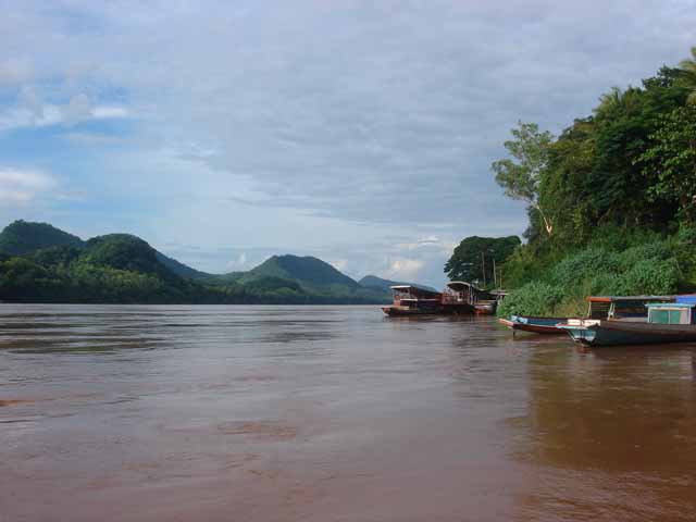 view from Luang Prabang pier