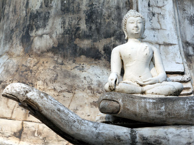 Buddha Statue in Buddha Hand