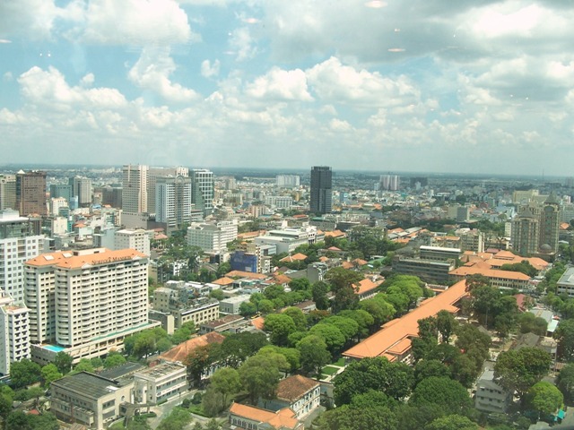 View from Saigon Trade Center building
