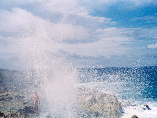 Trou du Souffleur, Porte d'Enfer, Guadeloupe