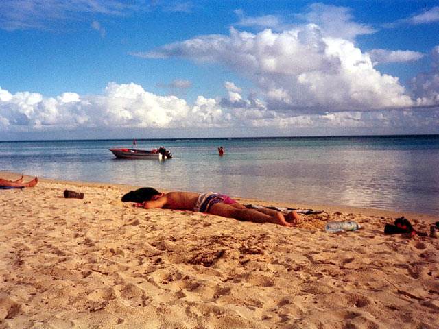 Beach in Sainte Francois