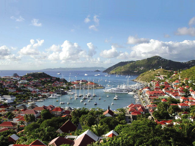 View over Gustavia