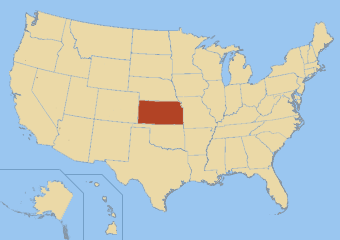Carte du Kansas