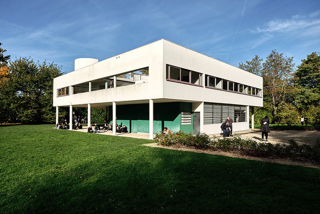 La villa de Savoye et pavillon du jardinier