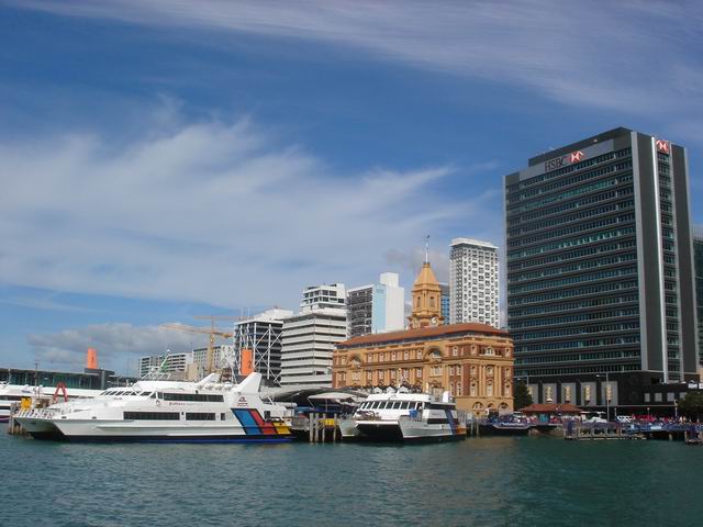 Ferry building à Auckland, Nouvelle-Zélande
