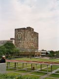 Bibliothèque centrale, campus central de la cité universitaire de l'Universidad Nacional Autonoma de Mexico