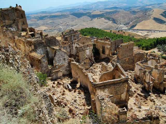 Craco, paysage