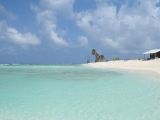 Plage, atoll des Roches