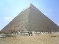 Khéphren, Grandes pyramides de Gizeh