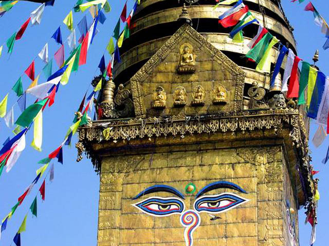 Stupa de swayambunath, swayambunath, Katmandou