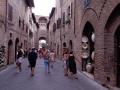 Rue piétonne, San Gimignano