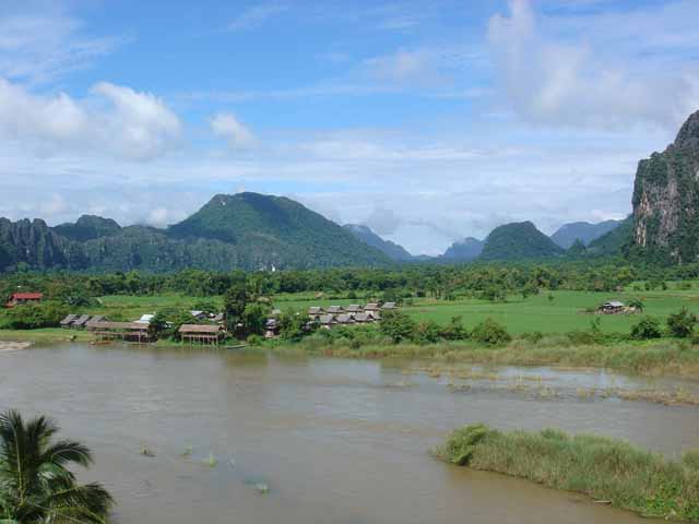 Rivière Nam Song, Vang Vieng, Laos